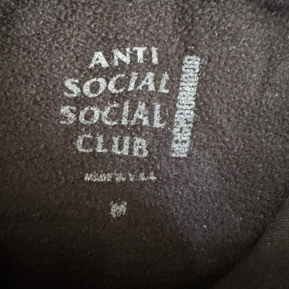 Anti Social Social Club Charcoal Hoodie - Picture 9 of 9